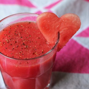 Watermelon & strawberry smoothie
